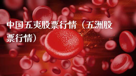 中国五夷股票行情（五洲股票行情）_https://www.apanben.com_股票怎么玩_第1张