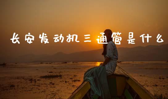 长安发动机三通管是什么_https://www.apanben.com_股市分析_第1张