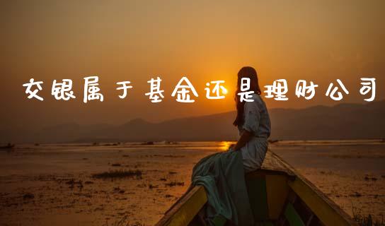 交银属于基金还是理财公司_https://www.apanben.com_国际财经_第1张
