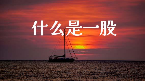 什么是一股_https://www.apanben.com_股市分析_第1张