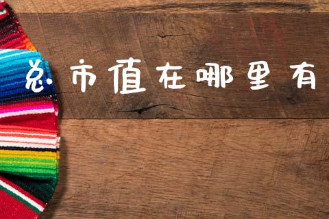总市值在哪里有_https://www.apanben.com_国际期货_第1张
