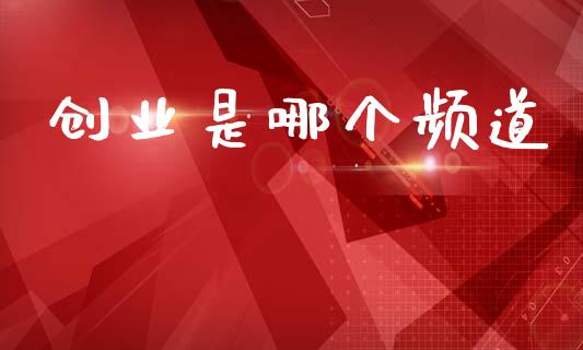 创业是哪个频道_https://www.apanben.com_期货学院_第1张