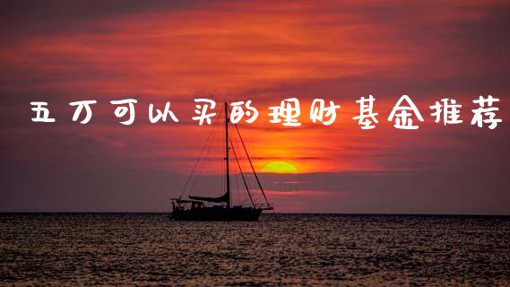 五万可以买的理财基金推荐_https://www.apanben.com_财经资讯_第1张