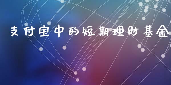 支付宝中的短期理财基金_https://www.apanben.com_国际财经_第1张
