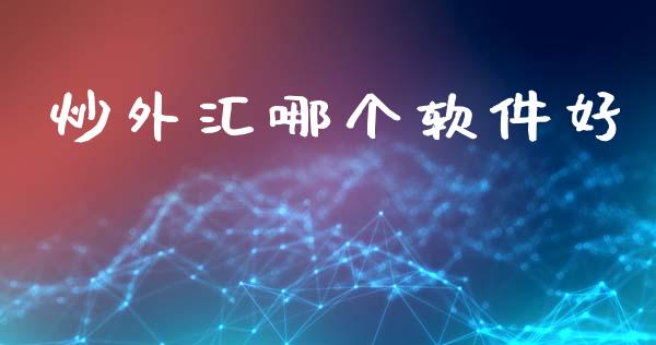 炒外汇哪个软件好_https://www.apanben.com_财经资讯_第1张